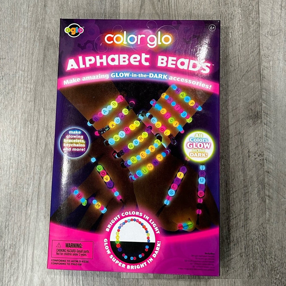 OGLO Color Glo Alphabet Beads and other accessories for bracelets - Picture 9 of 9